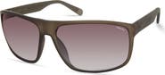 Kenneth Cole 66mm Rectangle Sunglasses