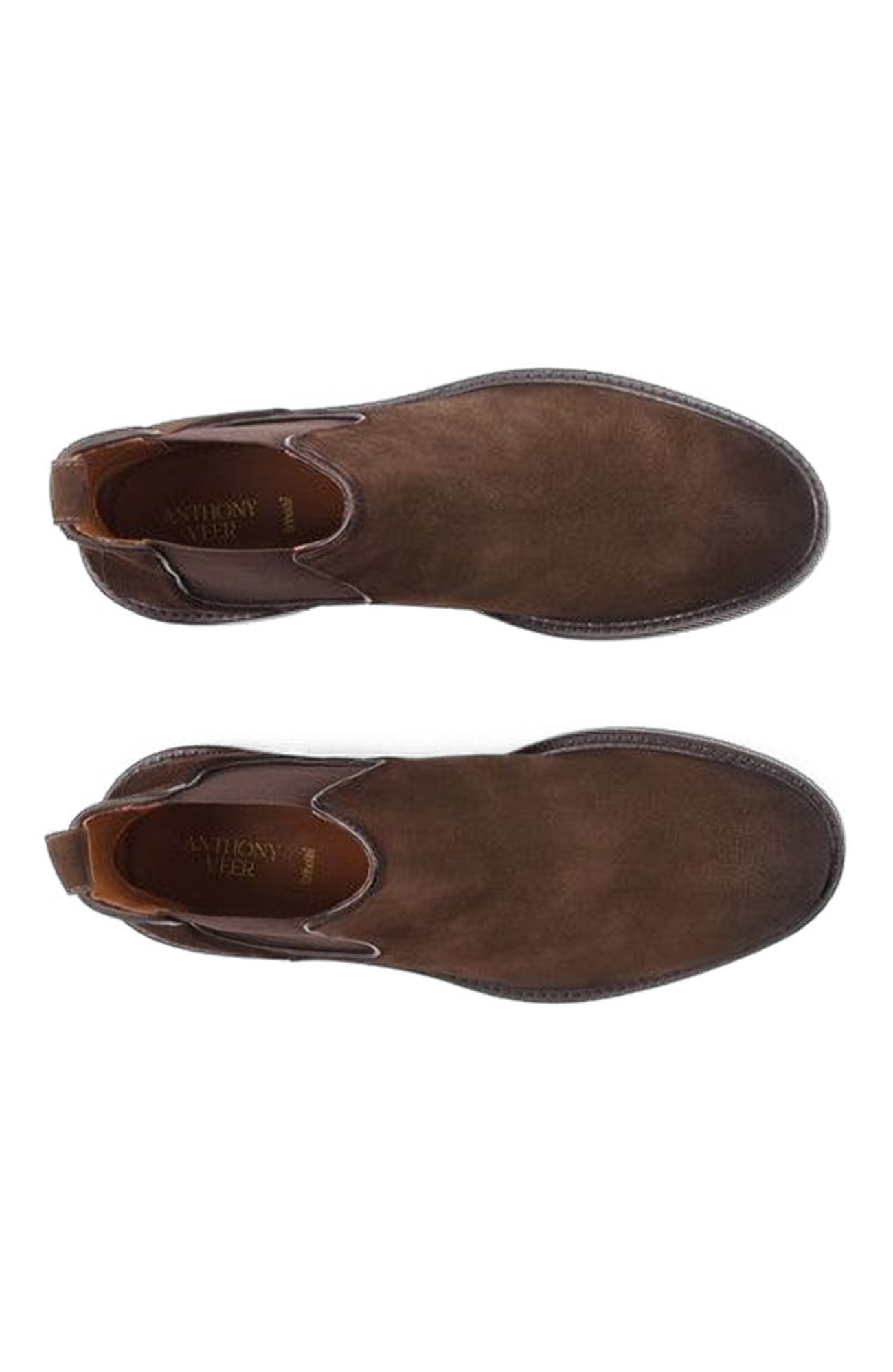 Anthony Veer Weston Chelsea, Alternate, color, Dark Brown Suede