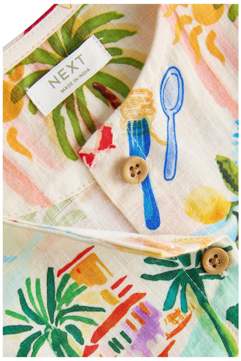 Kids' Postcard Print Cotton Sundress, Alternate, color, MULTI