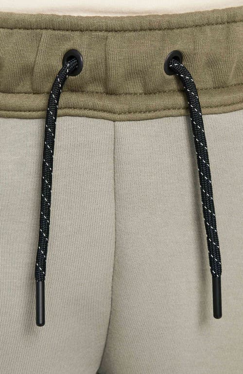 Nike Kids' Sportswear Tech Fleece Joggers In Medium Olive/army/black
