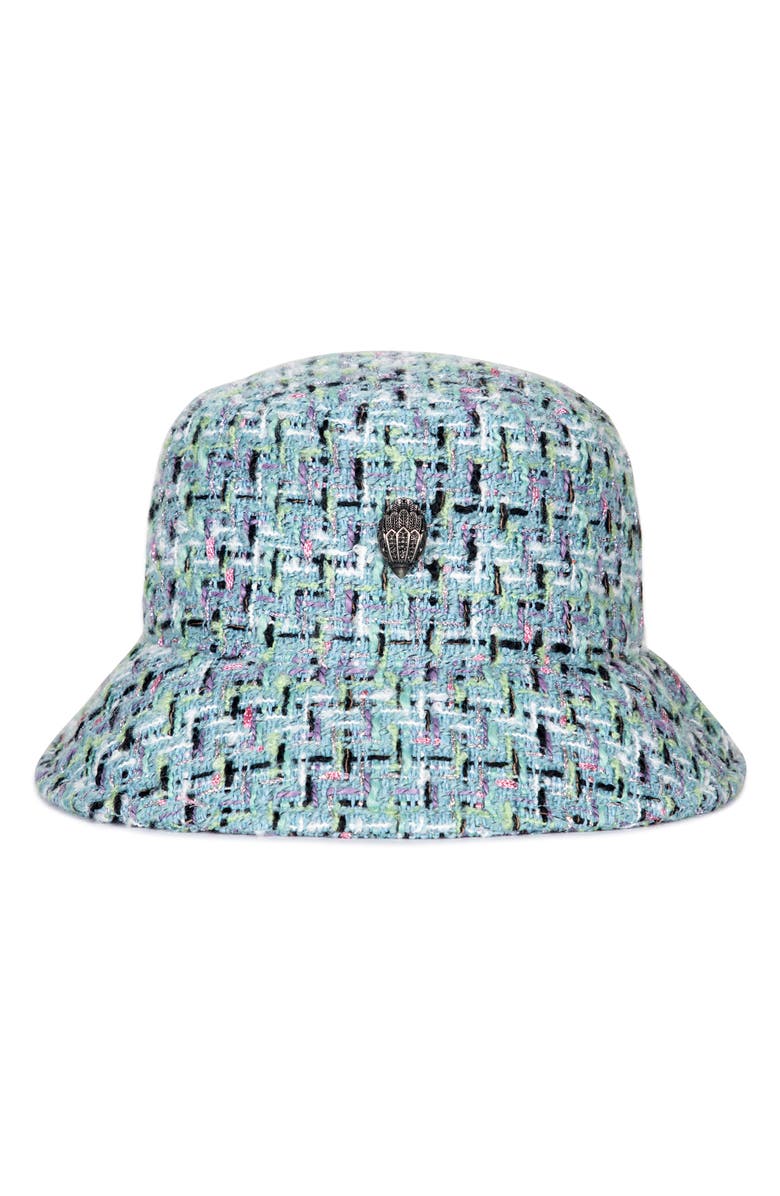 Kurt Geiger London Tweed Bucket Hat, Main, color, 
