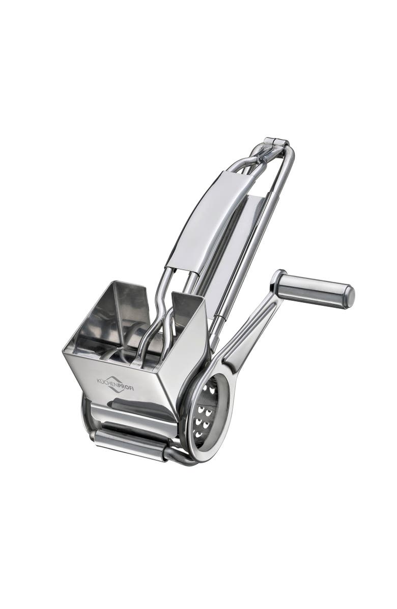 Kuchenprofi Stainless Steel Rotary Grater, Alternate, color, Silver