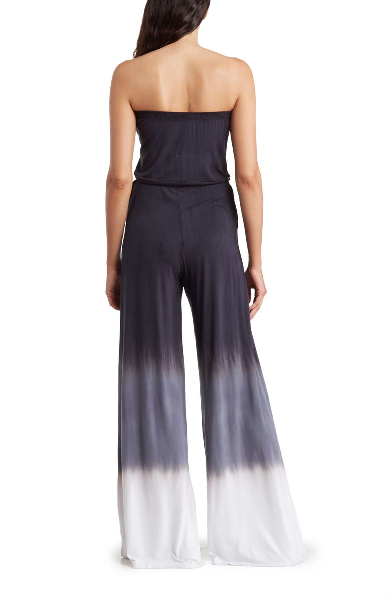 GO COUTURE Strapless Tube Jumpsuit, Alternate, color, 
