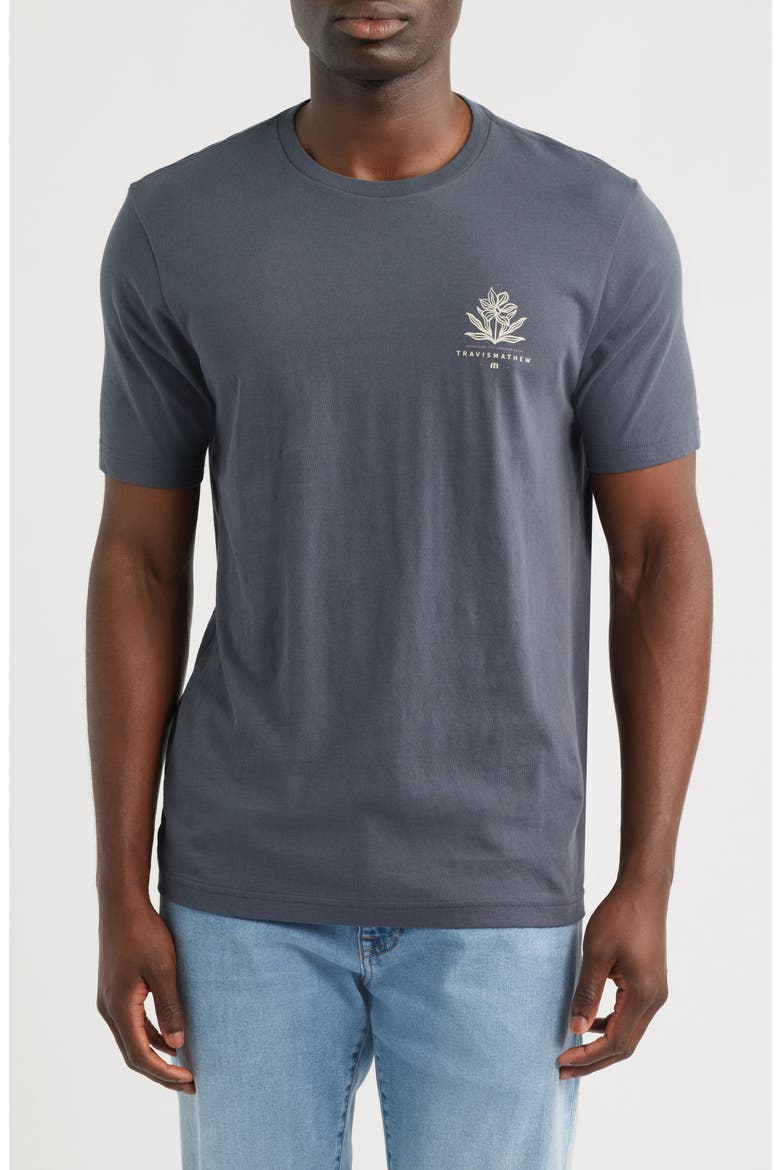 Balance Fund Cotton T-Shirt, Main, color, EBONY