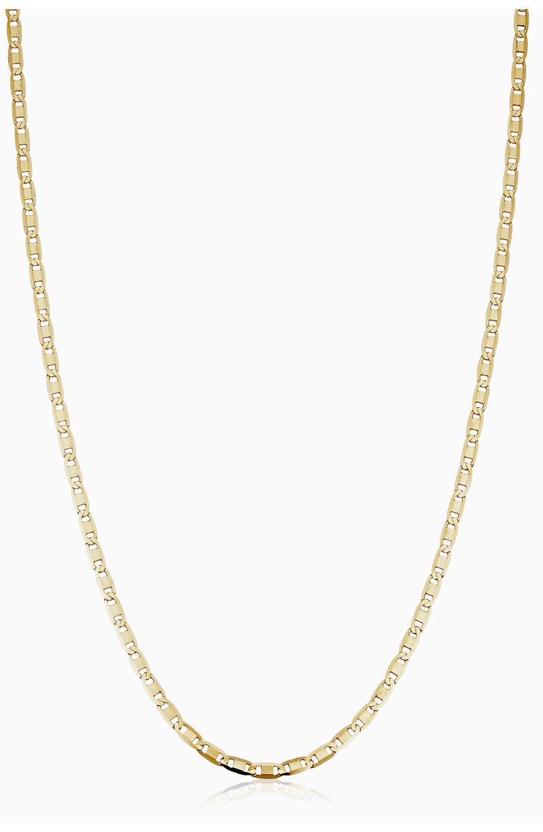 Oradina 14K Gold Very Valentino Chain Necklace, Main, color, 