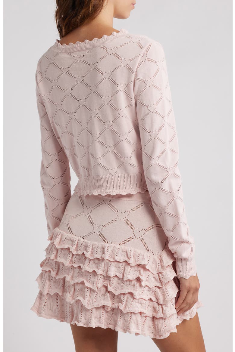 Petra Crop Cardigan, Alternate, color, VELOUR PINK