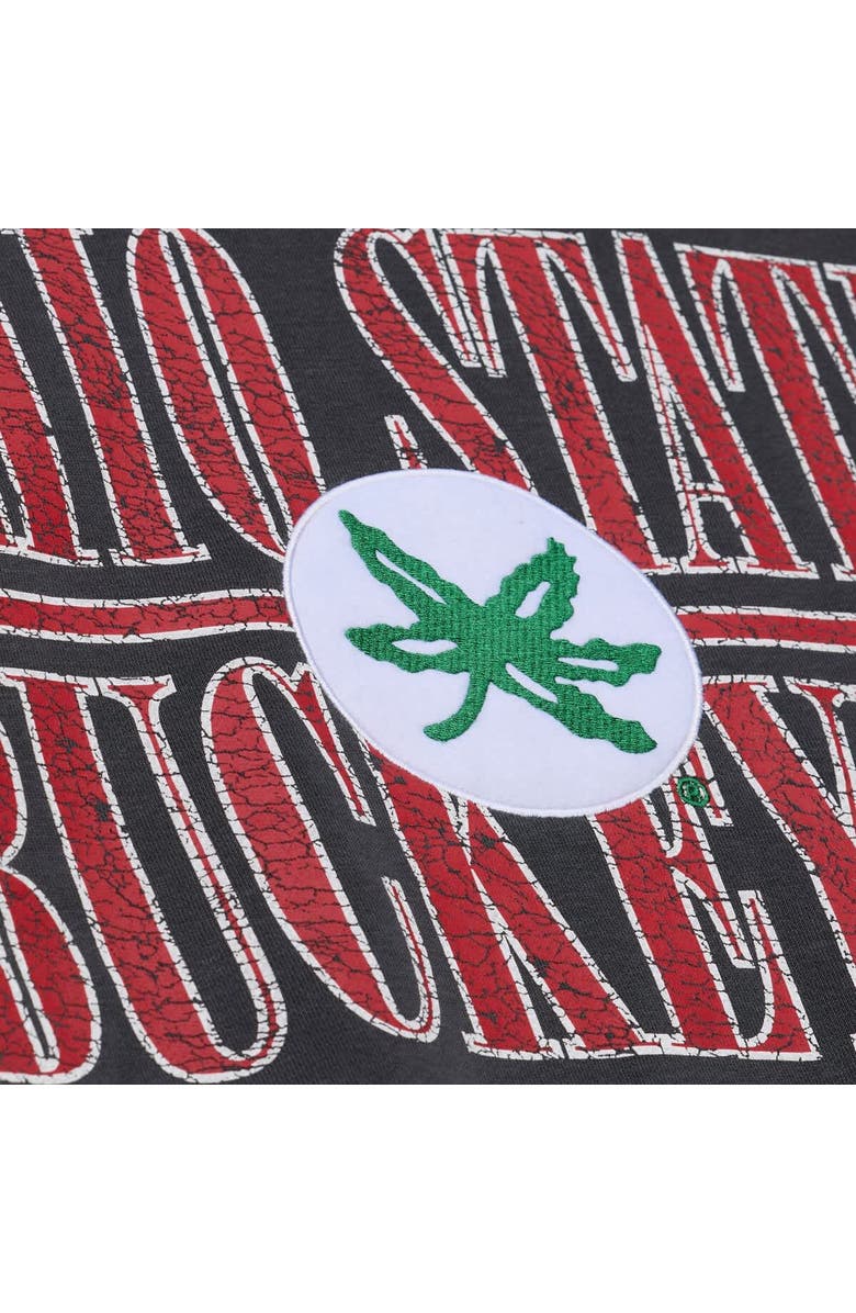 Mitchell & Ness Men's Mitchell & Ness Charcoal Ohio State Buckeyes Downtown Fleece Sweatshirt, Alternate, color, Charcoal