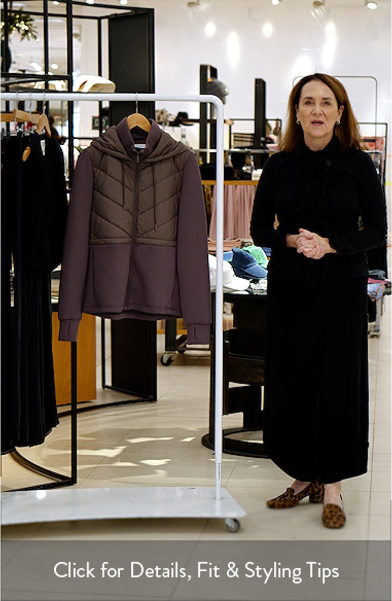 Quilted Scuba Knit Jacket, sales video thumbnail