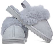 MeMoi Little Kids' Fluffy Slide Slingback Slippers
