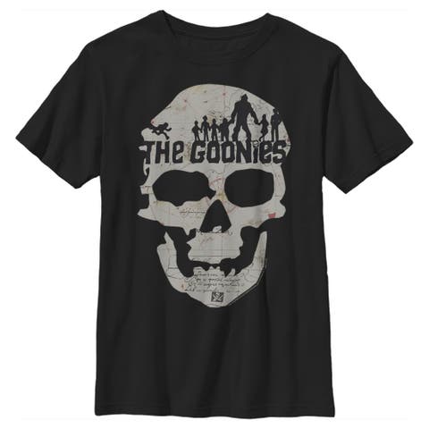 Boy's The Goonies Skull Map Logo  Graphic T-Shirt