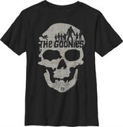 The Goonies Boy's The Goonies Skull Map Logo Graphic T-Shirt