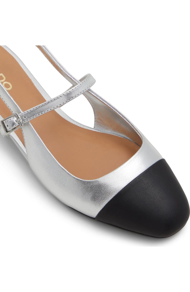 ALDO Sadey Slingback Mary Jane Cap Toe Flat, Alternate, color,
