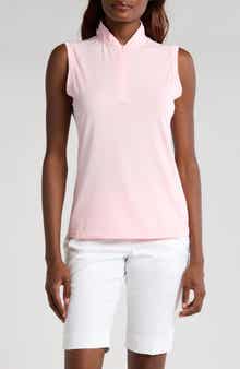 Swannies Brynn Sleeveless Half Zip Polo