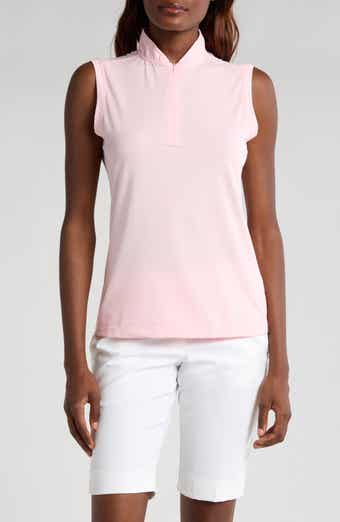 Swannies Brynn Sleeveless Half Zip Polo