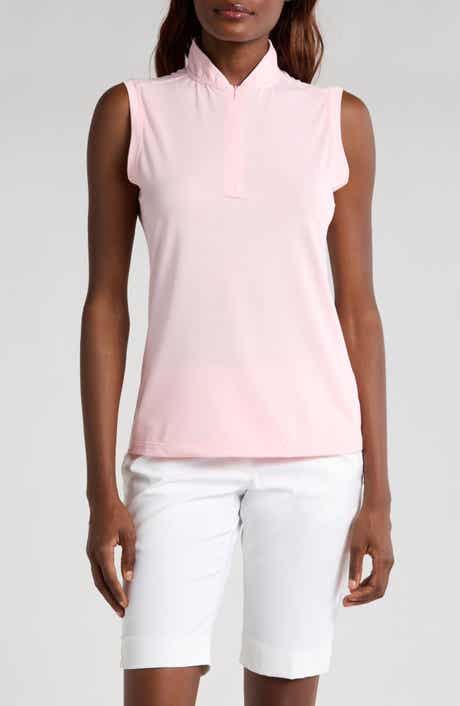 Swannies Brynn Sleeveless Half Zip Polo