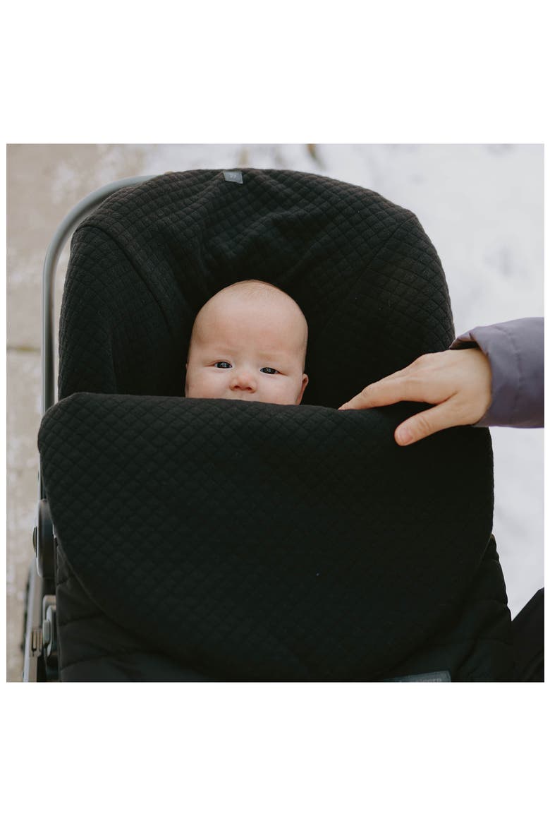 Infant Car Seat Footmuff, Alternate, color, BLACK