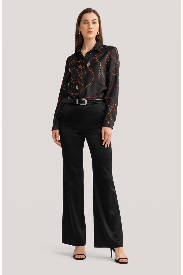 Women's Louisville Print Silk Shirt, Alternate, color, Louisville Print
