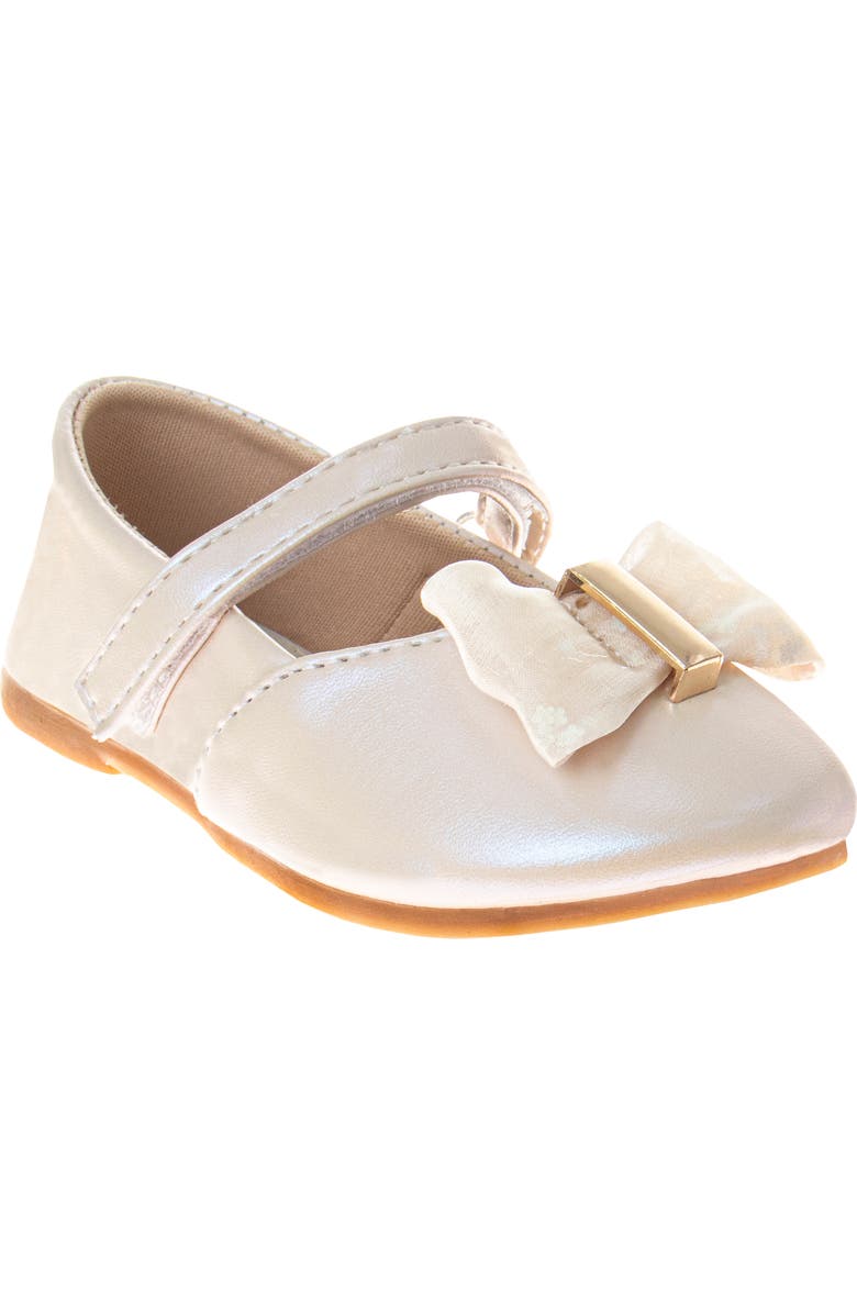 Laura Ashley Dress Flat Shoes, Main, color, Beige Pearl
