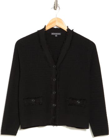 Adrianna Papell Frayed Waffle Knit Cardigan | Nordstromrack Adrianna Papell Frayed Waffle Knit Cardigan | Nordstromrack
