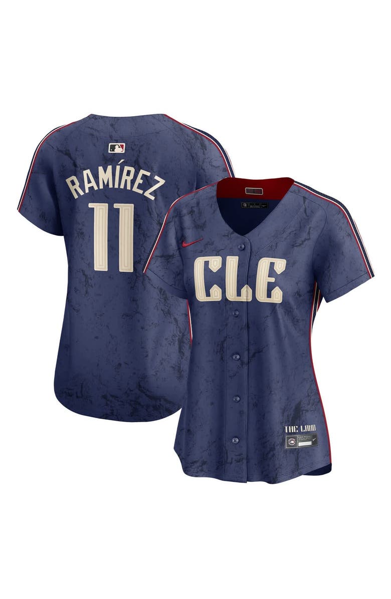 Nike Women's Nike José Ramírez Navy Cleveland Guardians City Connect Limited Player Jersey, Alternate, color, 