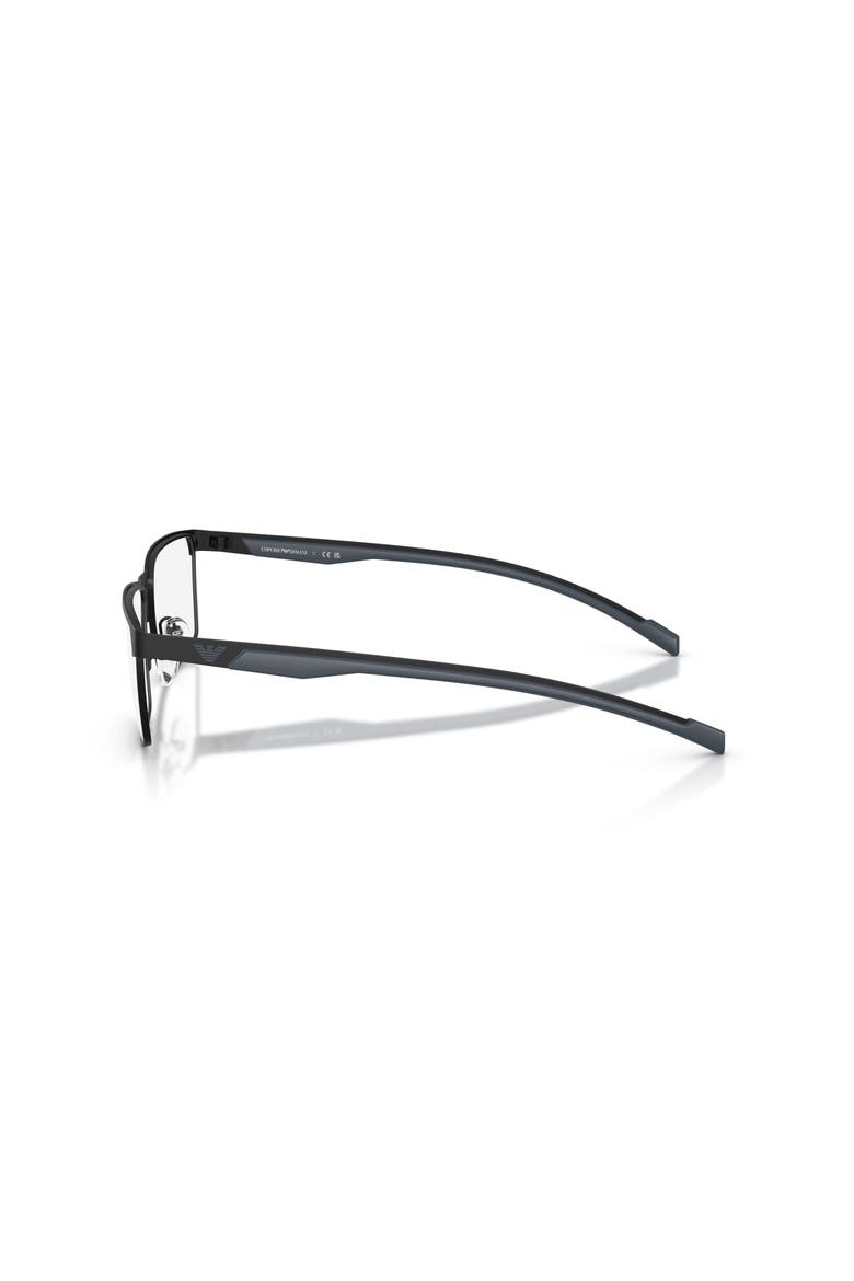 57mm Rectangle optical glasses, Alternate, color, Black