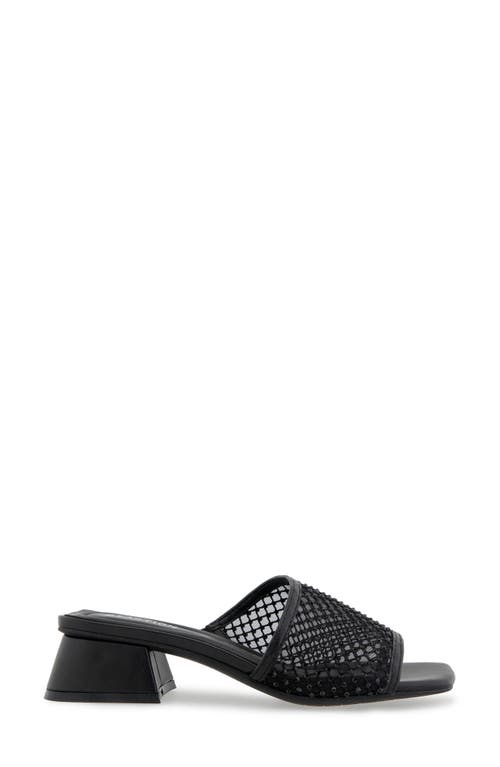 Reaction Kenneth Cole Buenita Slide Sandal In Black/black Mesh