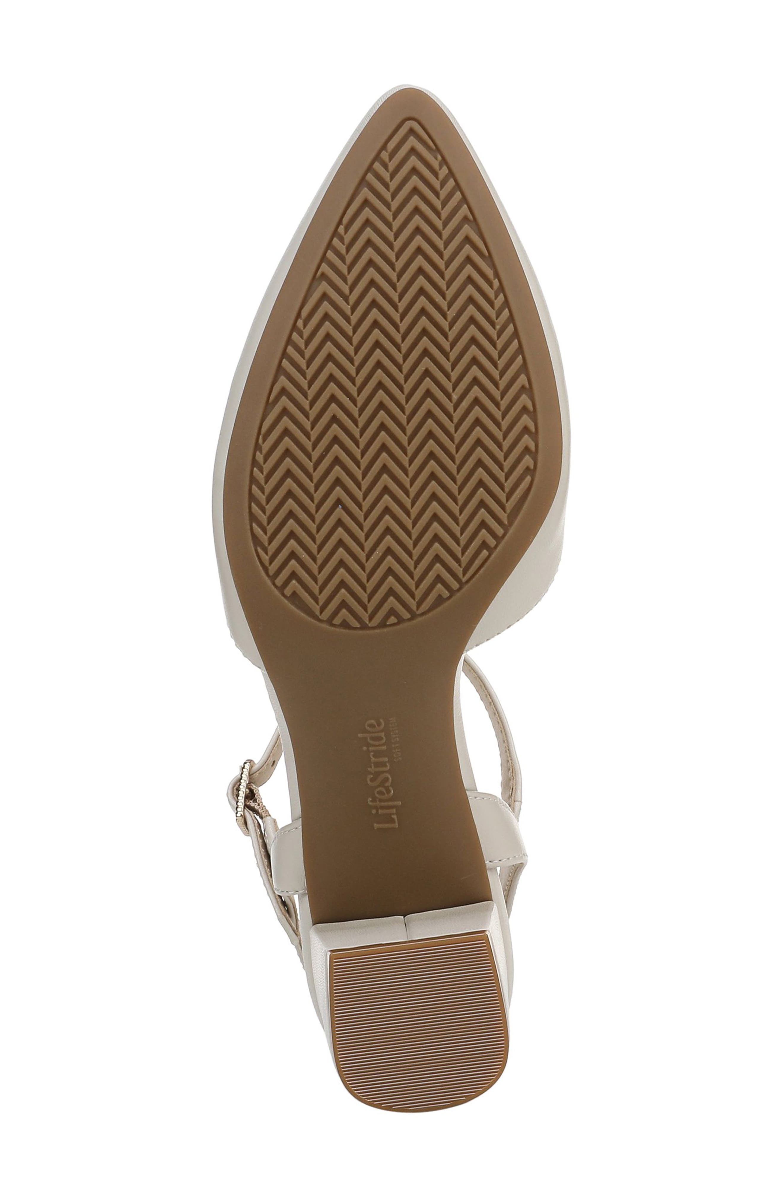 Amaryllis Ankle Strap Pump, Alternate, color, BONE