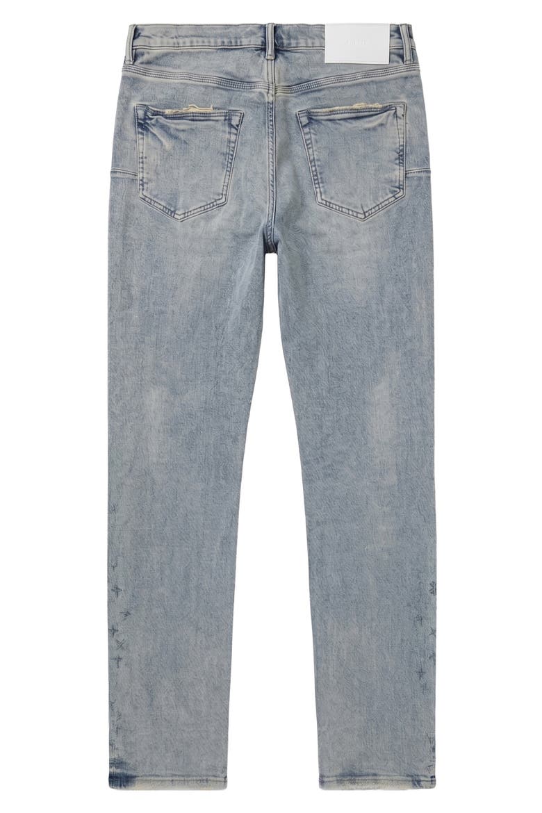 Mono Stars Tuffetage Low Rise Skinny Jeans, Alternate, color, LIGHT INDIGO