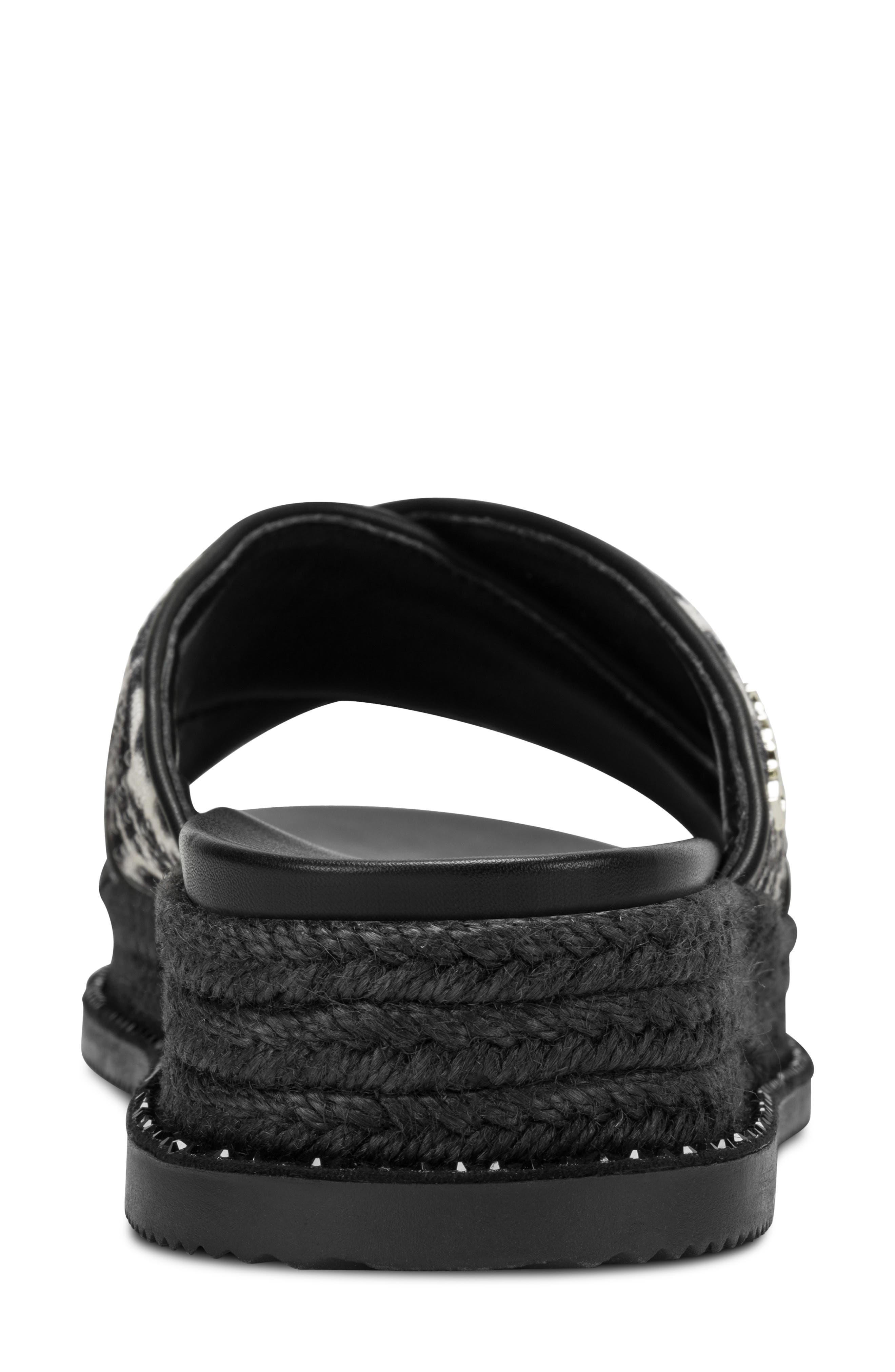 DKNY Berris Cross Band Slide Sandal, Alternate, color, 