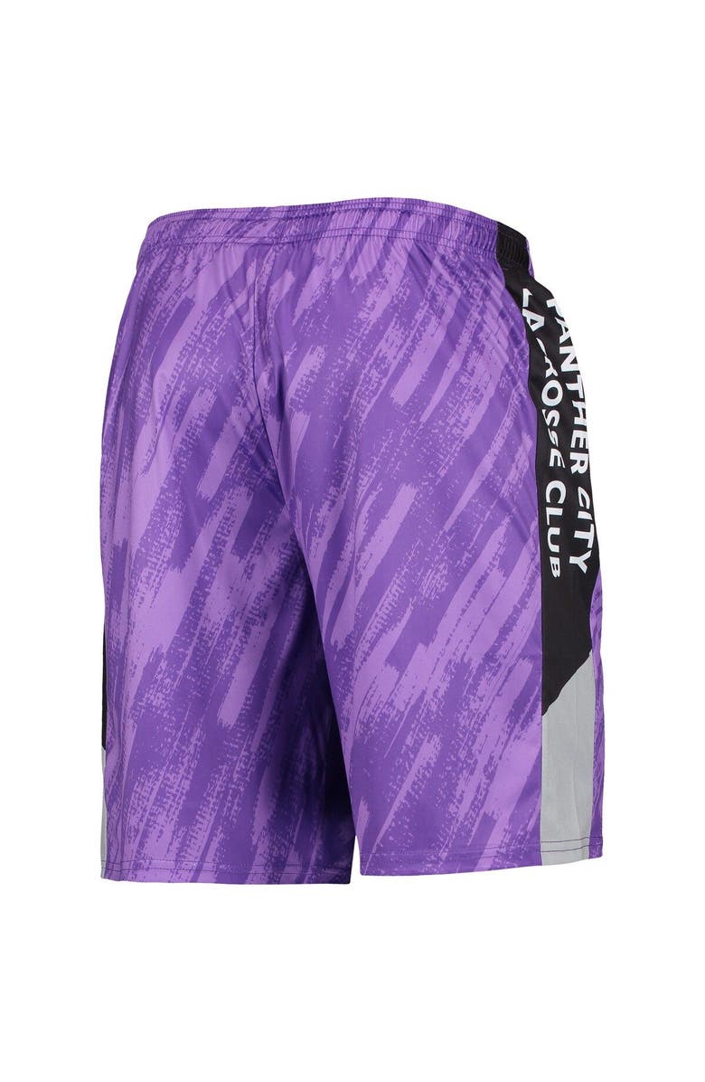 FOCO Men's FOCO Purple Panther City Lacrosse Club Static Mesh Shorts, Alternate, color, Purple