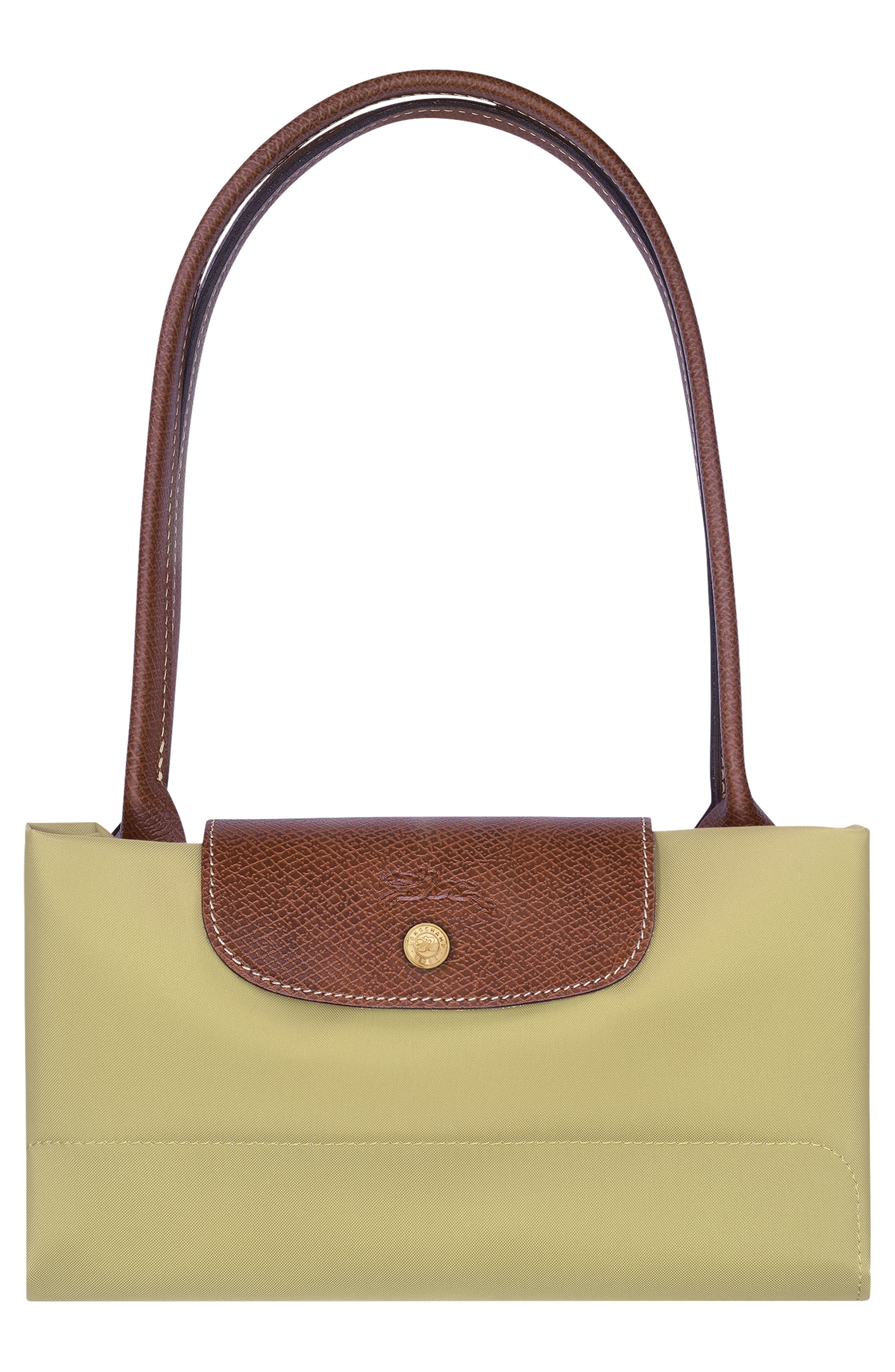 Medium Le Pliage Nylon Shoulder Tote, Alternate, color, PISTACHIO