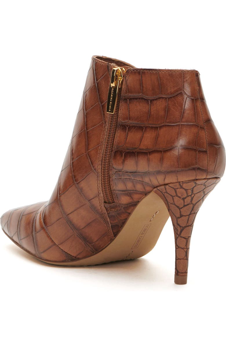 Vince Camuto Avelinsa 4 Croc Embossed Bootie, Alternate, color,