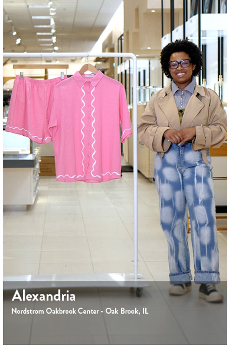 Sunshine Cotton Button-Up Shirt & Shorts Set video