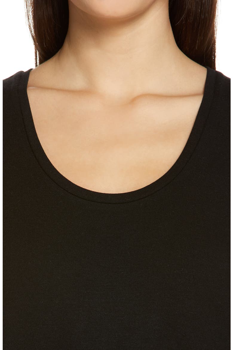 Scoop Neck Tank, Alternate, color, BLACK