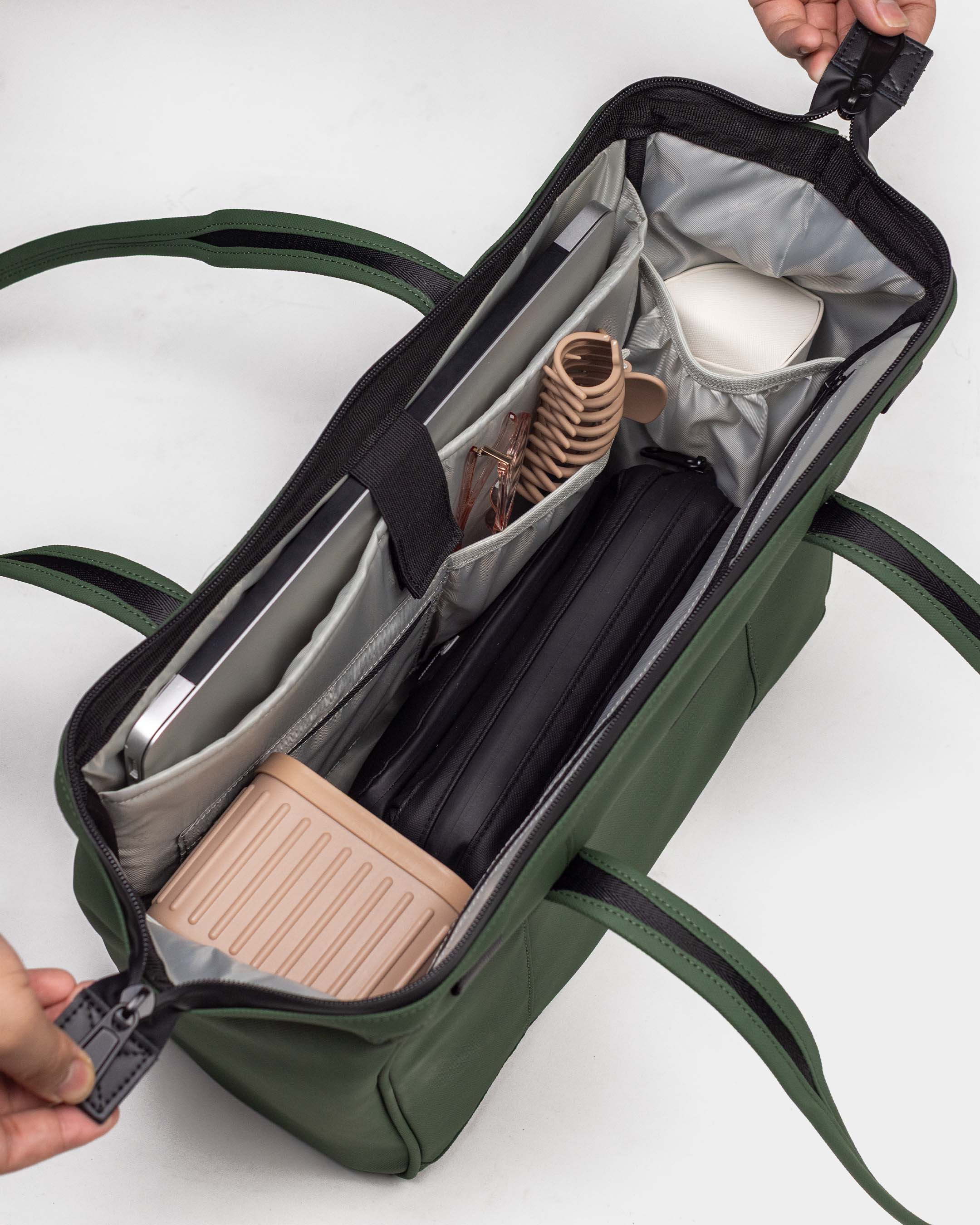 Cascade Tote - Compact, Alternate, color, Forest