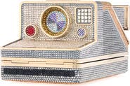 JUDITH LEIBER COUTURE Mary Instant Camera Crystal Clutch