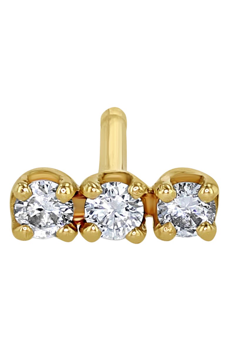 Zoë Chicco Single Prong Set Diamond Stud Earring, Alternate, color,