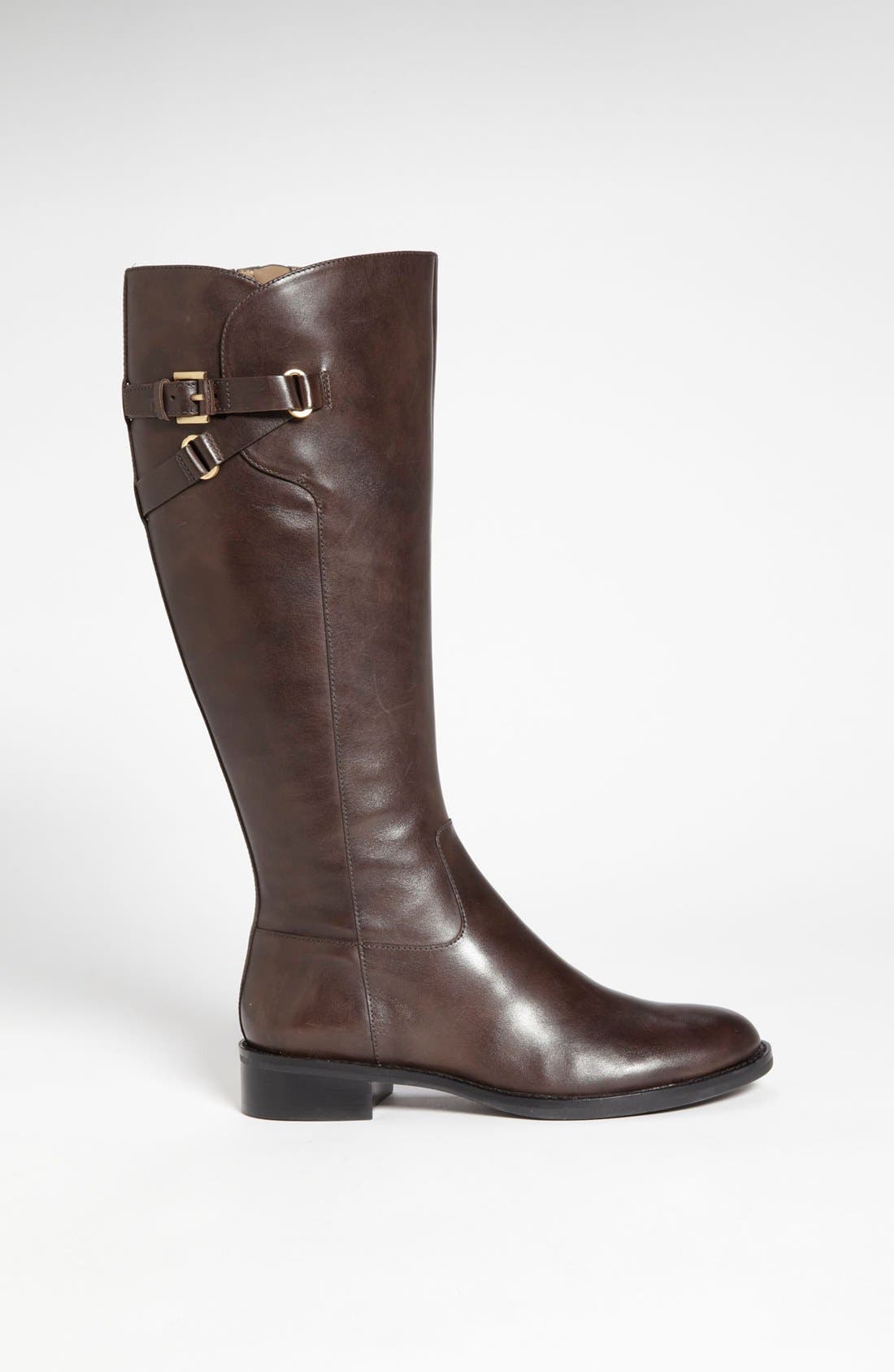 'Hobart Tall Strap' Boot, Alternate, color, ESPRESSO