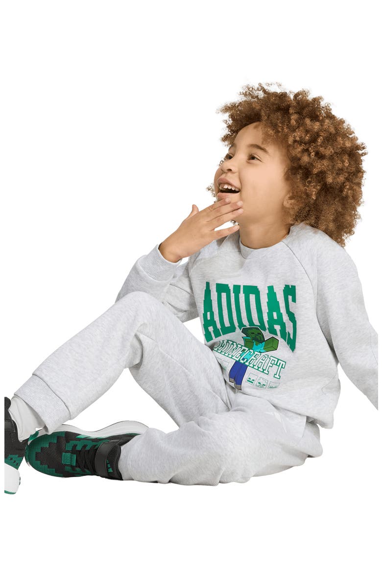 x Minecraft Kids' Graphic Sweatshirt & Joggers Set, Alternate, color, LIGHT GREY HEATHER