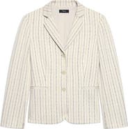 Theory Stripe Single Breasted Blazer