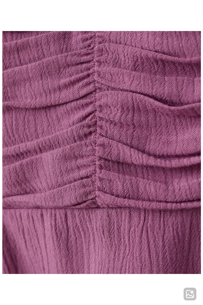 Strapless Smocked Minidress, Alternate, color, MAROON