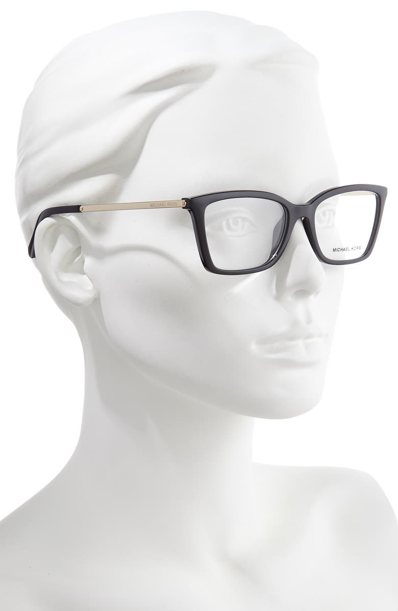 Michael Kors 54mm Square Optical Glasses, Alternate, color, 