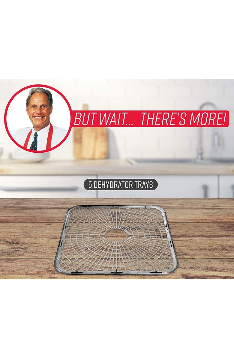 RONCO Turbo EZ-Store 5-Tray Dehydrator, Alternate, color, White