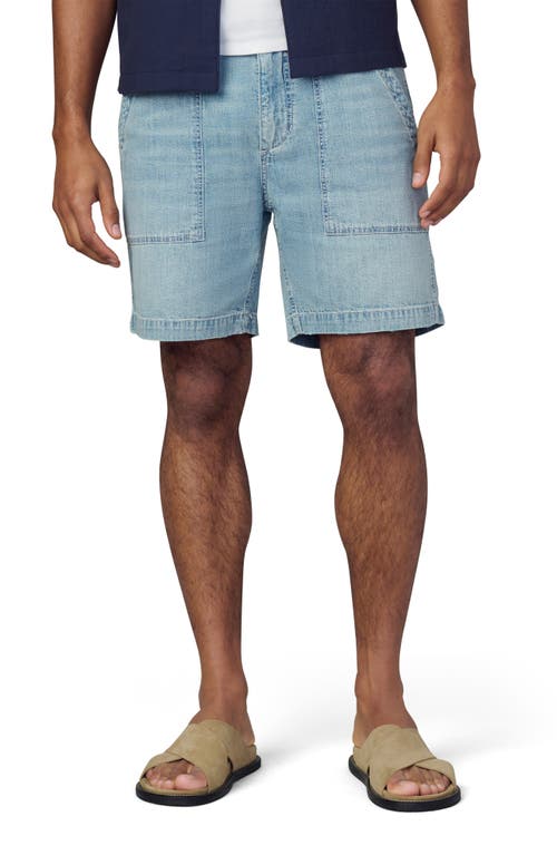 Joe's Utility Chambray Shorts In Brown
