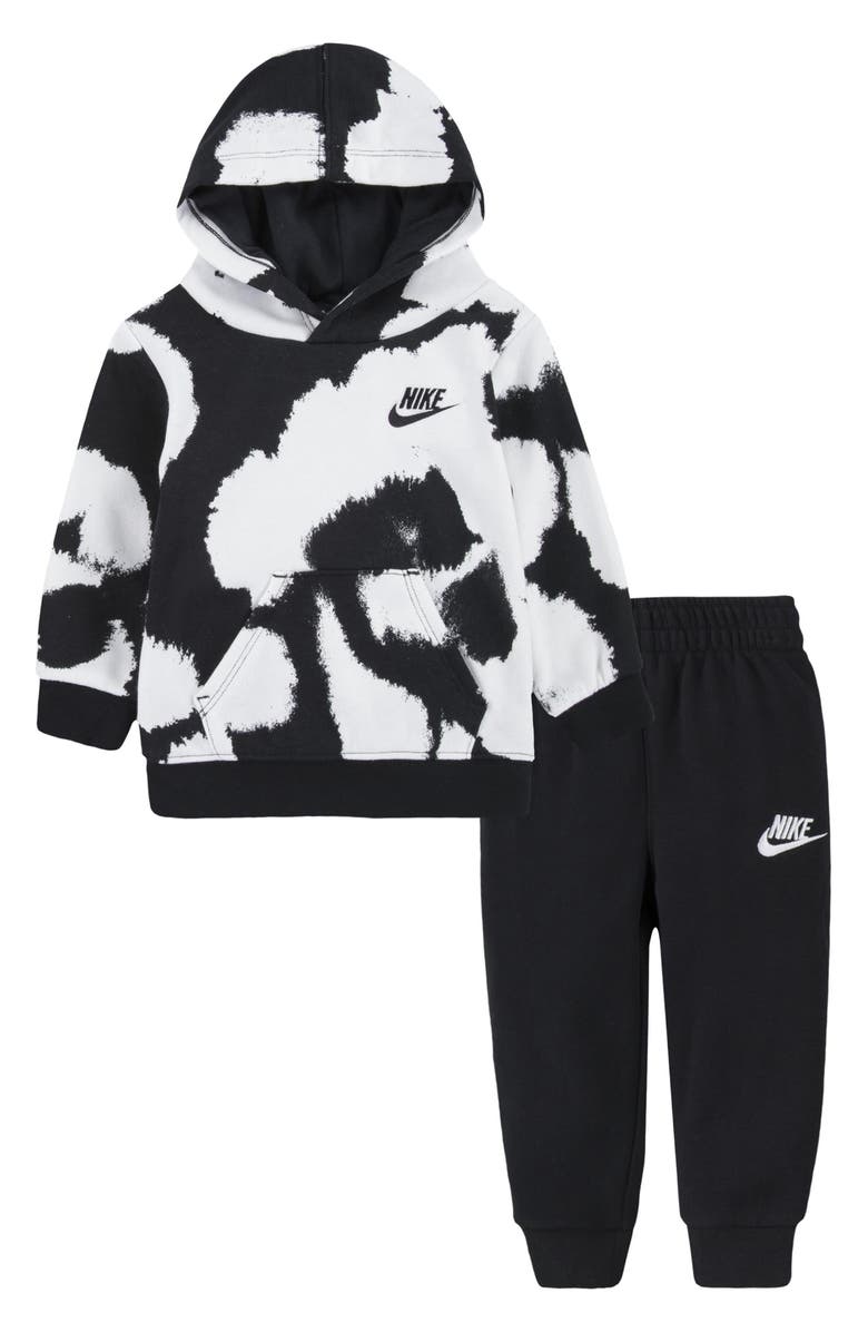Nike Cloud Print Hoodie & Joggers Set, Main, color, 