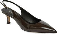 Bruno Magli Palerma Pointed Toe Kitten Heel Slingback Pump