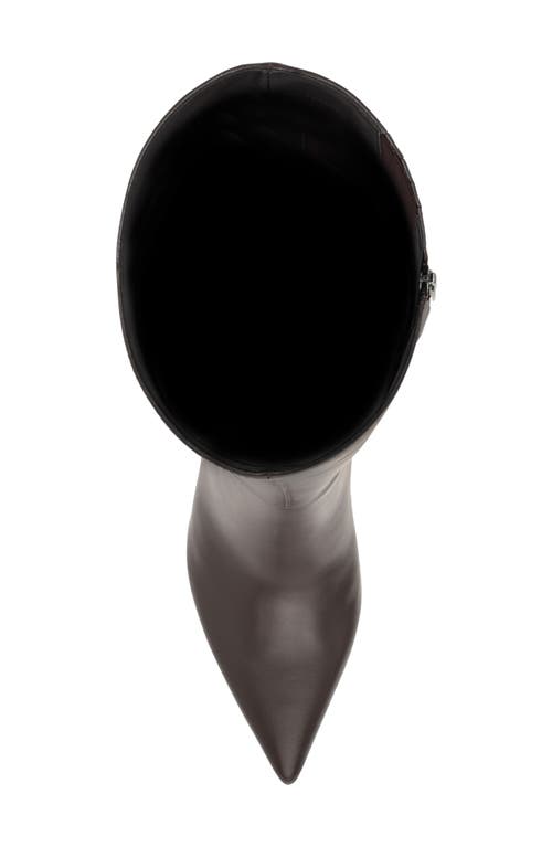 Nine West Cook Pointed Toe Knee High Boot In Brown