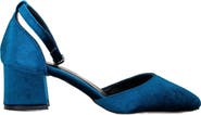 Forever & Always Shoes Marcelle Low Block Heel Pumps