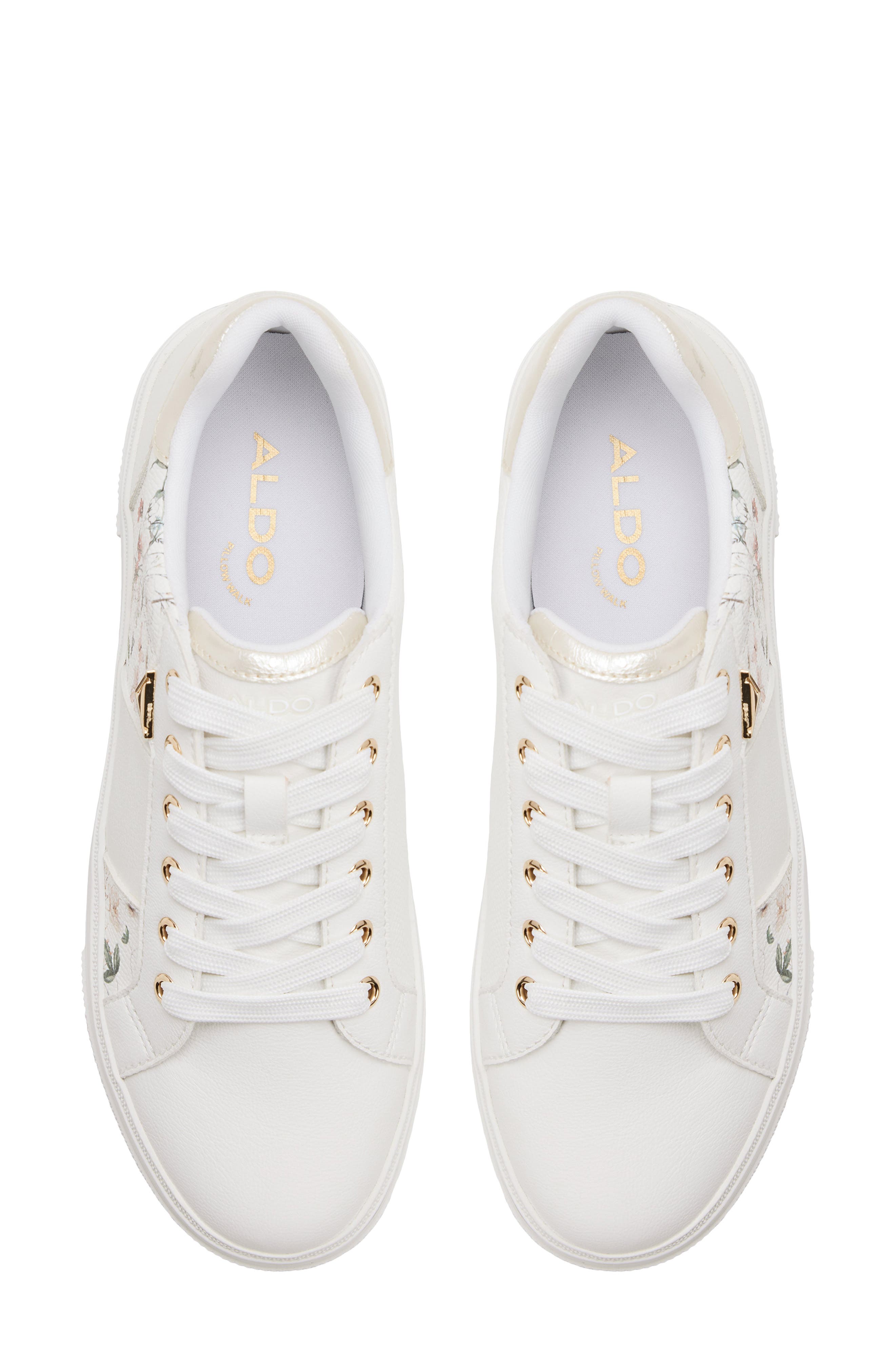 Sadie Platform Sneaker, Alternate, color, WHITE MULTI