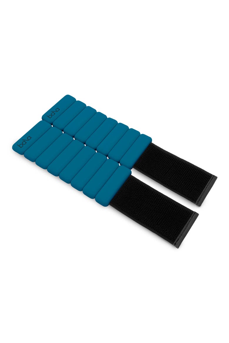 Set of 2 1-Pound Weighted Bangles, Alternate, color, DEEP BLUE